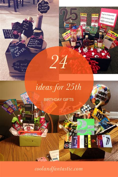 24 Ideas for 25th Birthday Gifts - Home, Family, Style and Art Ideas