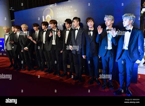 Boyz attending the 12th Asian Film Awards ceremony at the Venetian Hotel on March 17, 2018 in ...