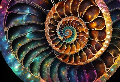 Ammonite Fossils Illustration Free Stock Photo - Public Domain Pictures