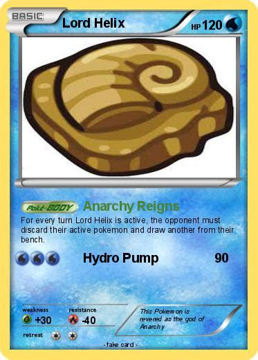 Pokémon Lord Helix 21 21 - Anarchy Reigns - My Pokemon Card