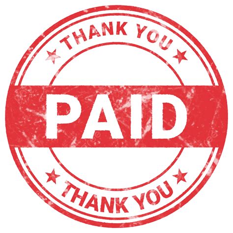 Paid Rubber Stamp, Paid Stamp, Rubber, Thank You Stamp PNG Transparent Clipart Image and PSD ...