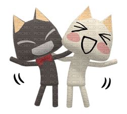 toro and kuro, toro , inoue , kuro , chat , cat , mignon , sticker ...