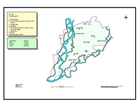 NA 180 Muzaffargarh V National Assembly Constituency Electoral Map ...