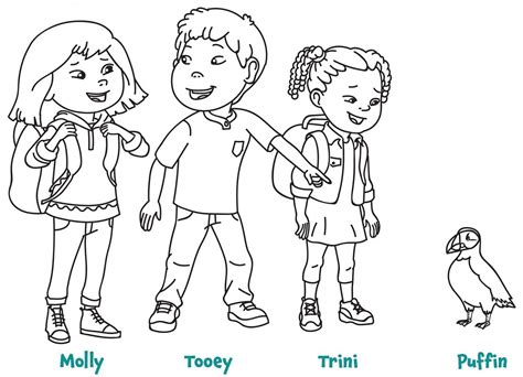 Molly and Her Friends Coloring Page - Free Printable Coloring Pages for ...