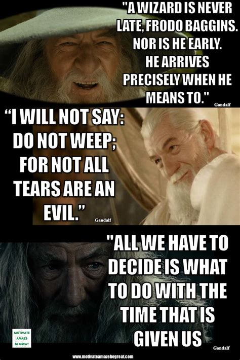 49 Gandalf Quotes For Wisdom And Inspiration | Lotr quotes, Gandalf ...