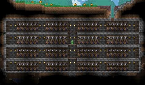 I just finished building my trophy room : Terraria