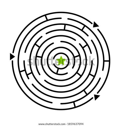 Maze Game Ways Labyrinth Illustration Labyrinthitis Stock Illustration 1859637094 | Shutterstock