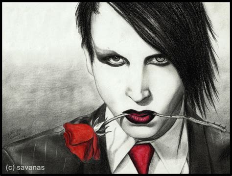 Marilyn Manson by SavanasArt on DeviantArt