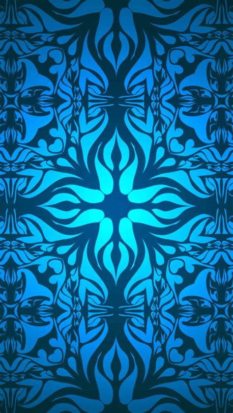 Vintage Blue Pattern - The iPhone Wallpapers