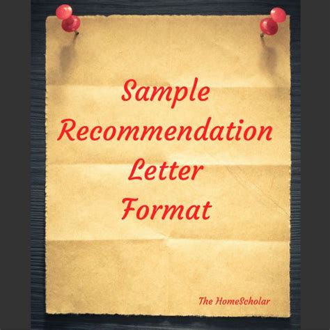 Sample Letter of Recommendation Format | Letter of recommendation, Letter of recommendation ...