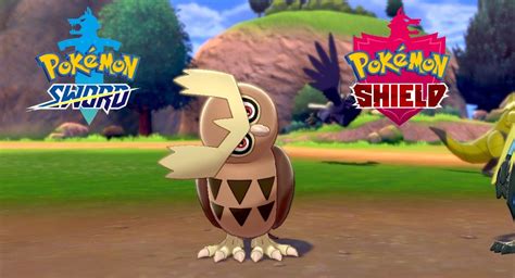 Pokémon Sword & Shield How To Find & Evolve Hoothoot Into Noctowl ...