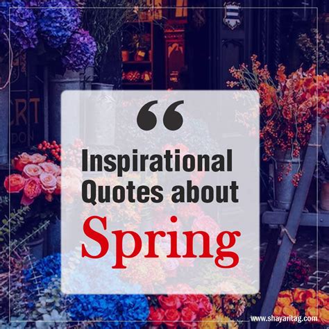 Spring Quotes Inspirational - Shayaritag