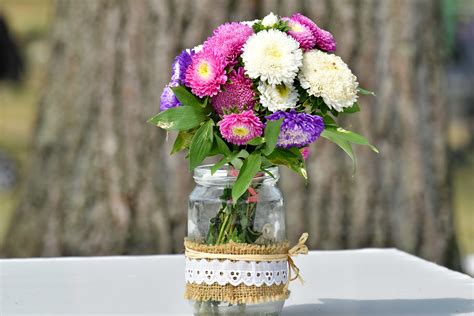 Free picture: bouquet, decorative, desk, jar, romantic, shadow, arrangement, vase, decoration ...