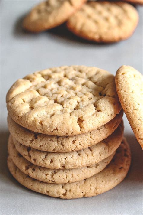 Eggless Peanut Butter Cookies - Spice Up The Curry