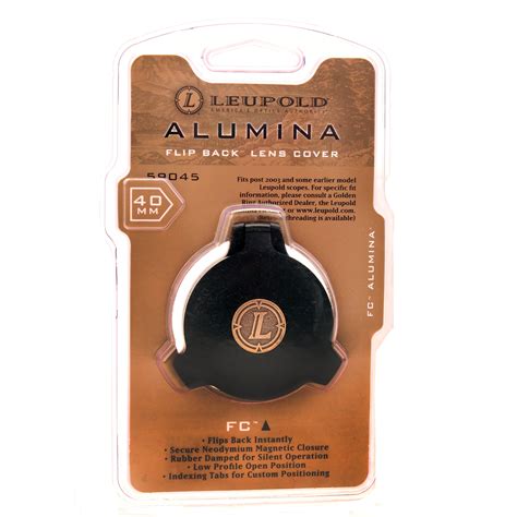 Leupold Alumina Flip-Back FC Alumina Rifle Scope Objective Lens Cover, 40mm - 59045 - Walmart ...