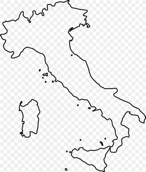 Printable Blank Outline Map Of Italy