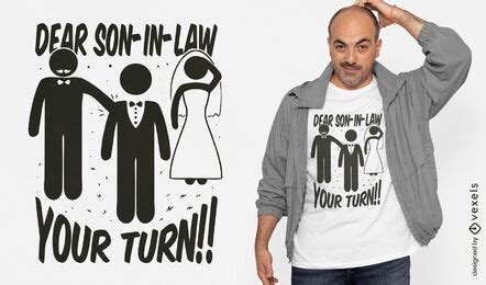 Funny Wedding Joke T-shirt Design Vector Download