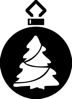 Christmas Ornament,Silhouette,Monochrome Photography PNG Clipart ...