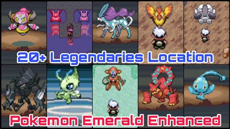 Pokemon Emerald Enhanced Legendaries Location | Legendary Birds, Beasts, Titans, Necrozma And ...