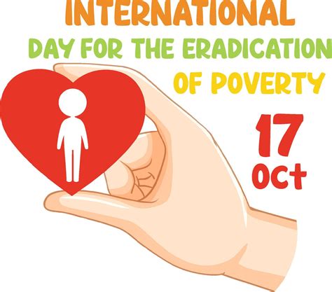 International day for the eradication of poverty 11132503 Vector Art at ...