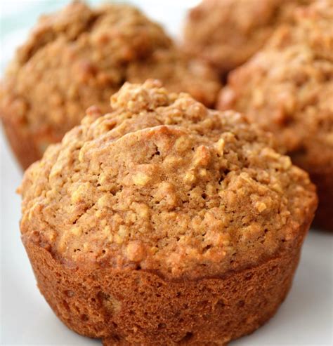 Healthy Oatmeal Muffins - Sum of Yum