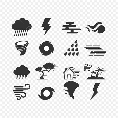 Hurricane Storm Vector Hd PNG Images, Storm And Hurricane Vector Icon ...