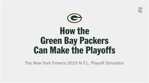 How the Green Bay Packers Can Make the Playoffs: Through Week 17 - The ...