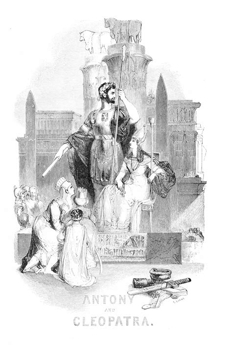 Antony and Cleopatra Full Page Introductory Illustration | Victorian Illustrated Shakespeare Archive