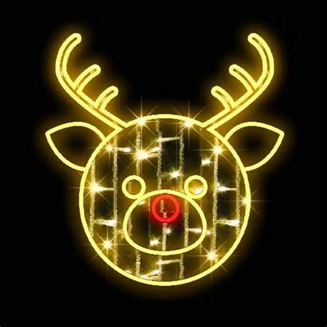 LED Rudolph Christmas Decoration - Fantasy Christmas Lights