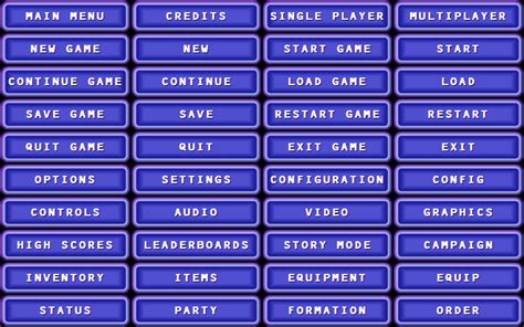 Simple Game Button Pack - Screaming Brain Studios - Free Game Assets