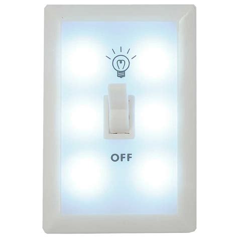 6 LED Wall Switch Light, Nigh Light, Closet Light, AAA Battery Operated