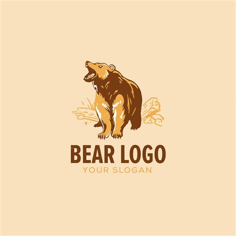 Premium Vector | Bear logo design template