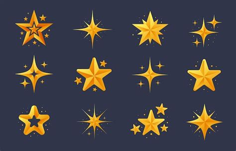 Premium Vector | Stars icon set