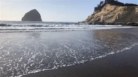 A Beach in Pacific City, Oregon - YouTube