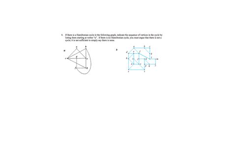 Solved If there is a Hamiltonian cycle in the | Chegg.com