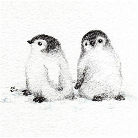 Cute Baby Penguin Drawings