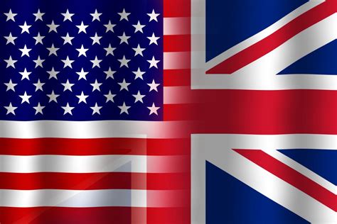 Waving USA and UK Flag - OU News