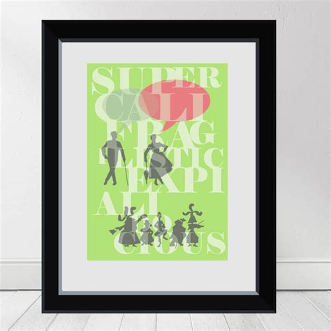 Chim Chimney Chim Chim Cher-ee Mary Poppins Movie Quote A4-A2 - Etsy