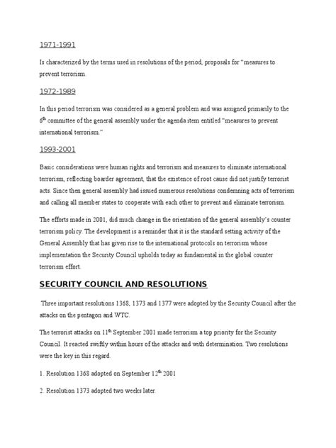 Security Council and Resolutions | PDF | United Nations General Assembly | Treaty
