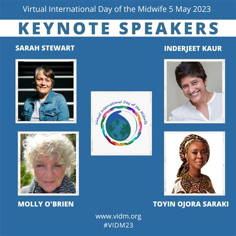 Announcing the VIDM 2023 Keynote and Invited Speakers – Virtual International Day of the Midwife