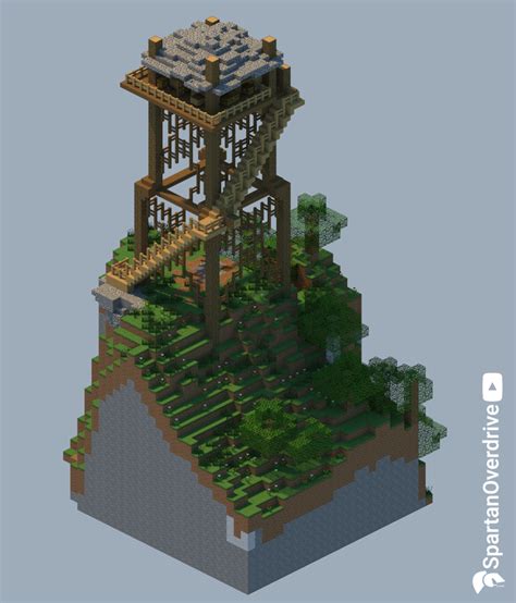 Firewatch Ranger Tower - gotta keep my park safe! | Minecraft blueprints, Minecraft, Minecraft ...