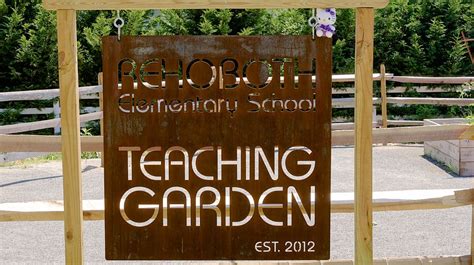 Teaching Garden at School in Rehoboth Beach, Delaware, USA