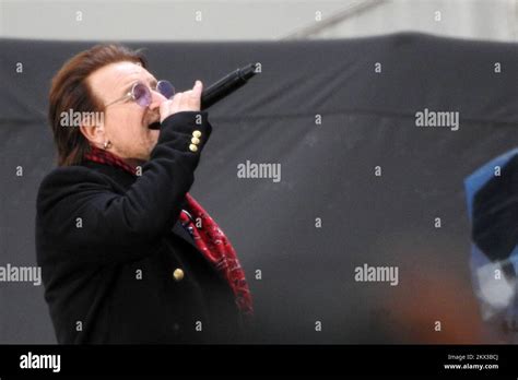 11.11.2017., London - U2 held rehearsal for pre-MTV awards gig in ...