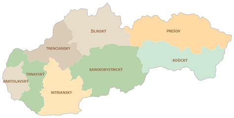 Map of Slovakia - GIS Geography