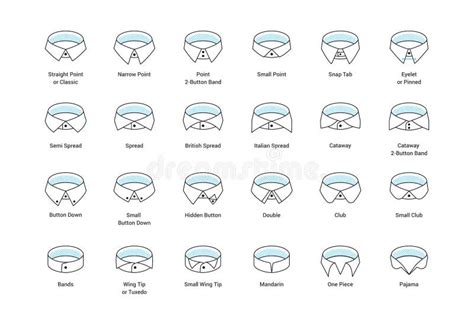 Collar Types Shirt Stock Illustrations – 173 Collar Types Shirt Stock Illustrations, Vectors ...