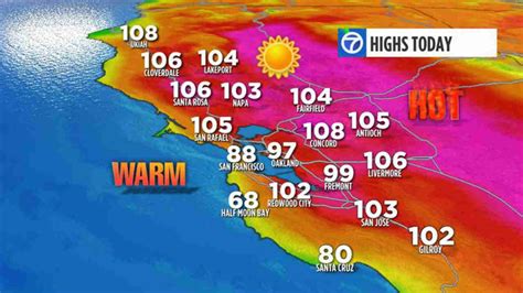 Bay Area cities smash heat records as hot weather drags on - ABC7 San Francisco