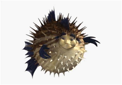 Sykes The Pufferfish - Shark Tale Sykes, HD Png Download , Transparent Png Image - PNGitem