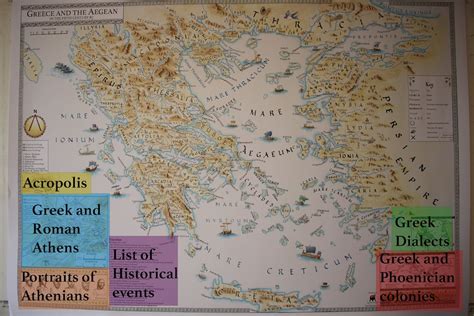 Map of Ancient Greece 5th Century BC - Etsy UK