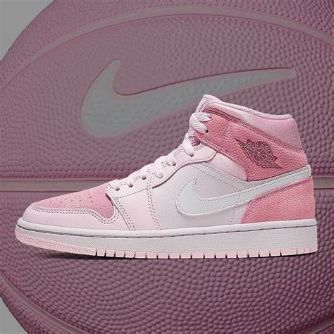 Women Air Jordan 1 Mid Digital Pink CW5379-600 | Jordan shoes girls, Sneakers fashion, Fresh shoes