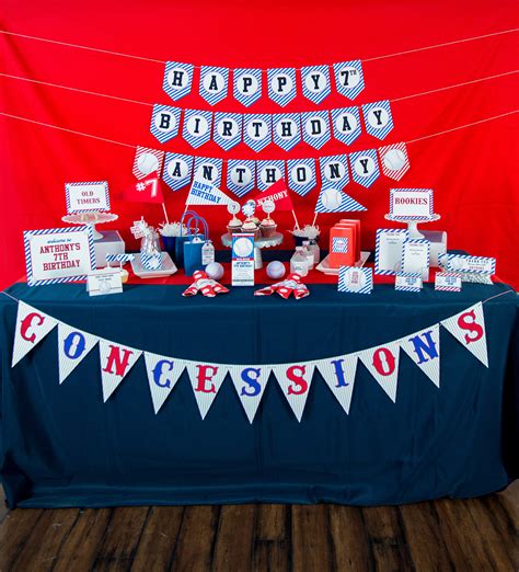 Baseball Birthday Party Decorations – 505 Design, Inc